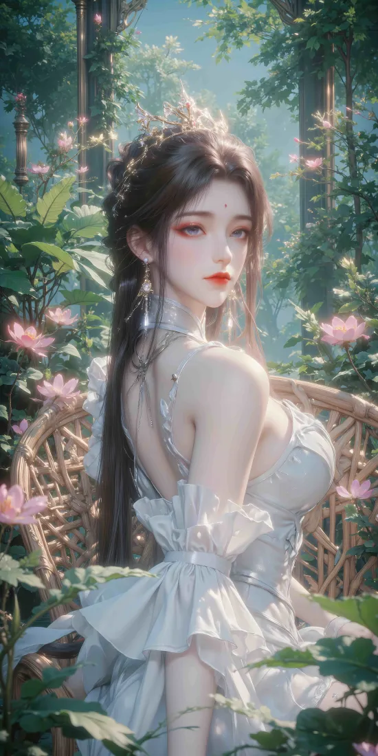 月婵手机壁纸｜完美世界背景图片 - 森林古风「哲风壁纸」