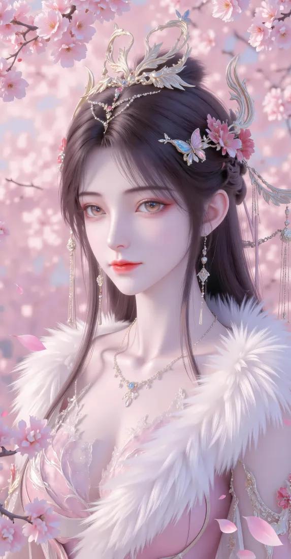 火灵儿手机壁纸｜樱花背景图片 - 古风「哲风壁纸」