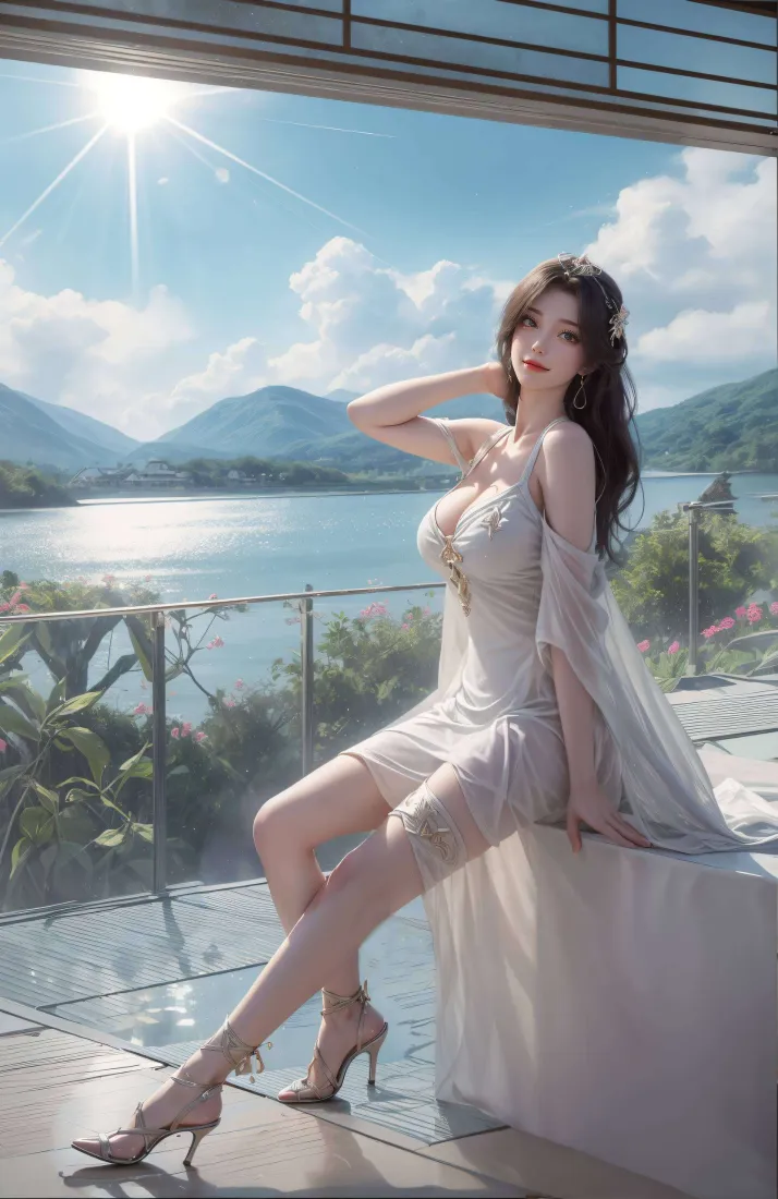 山水手机壁纸｜户外背景图片 - 阳光「哲风壁纸」