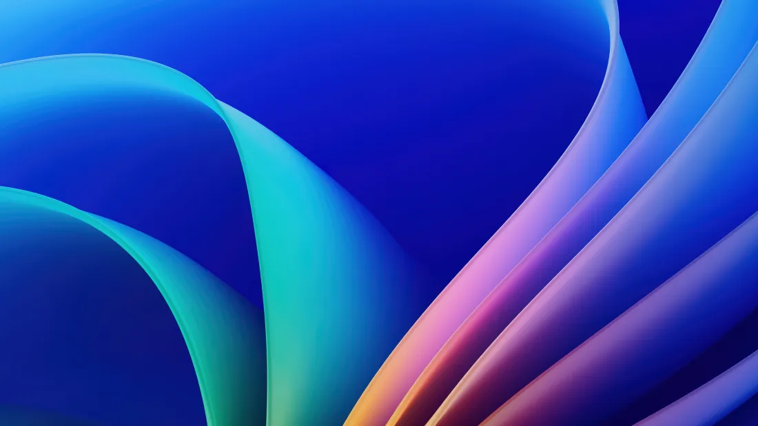 5kWindows11壁纸｜渐变背景图片 - 波浪「哲风壁纸」