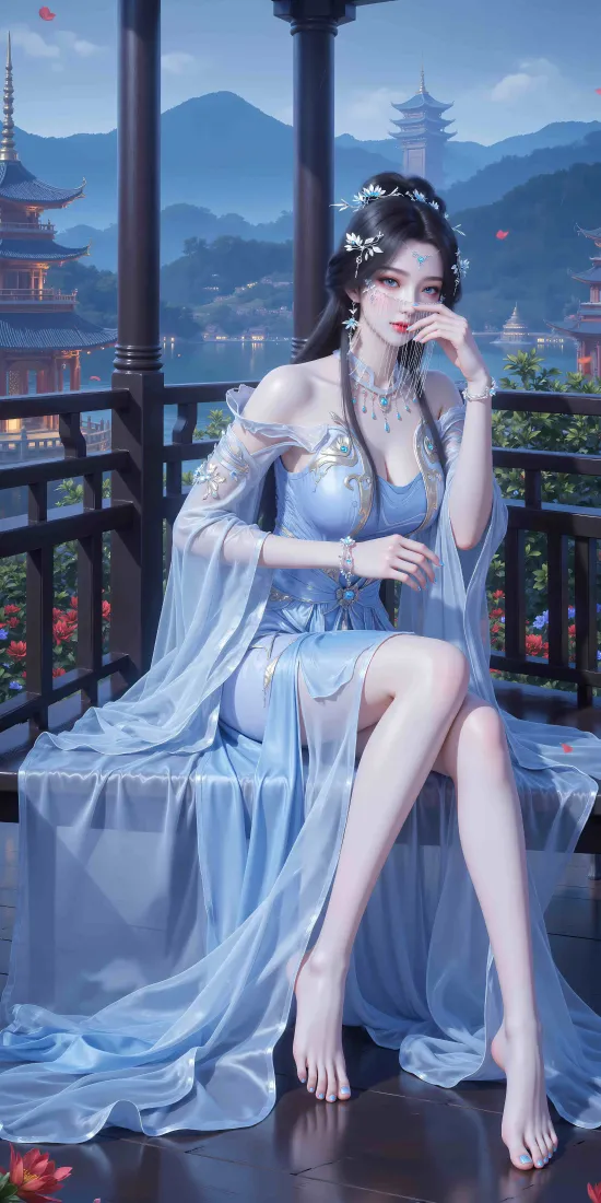 安妙依手机壁纸｜古风背景图片 - 遮天「哲风壁纸」