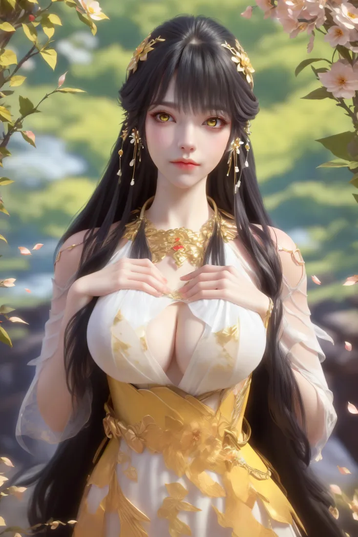 白月蓉手机壁纸｜花朵背景图片 - 黄白「哲风壁纸」