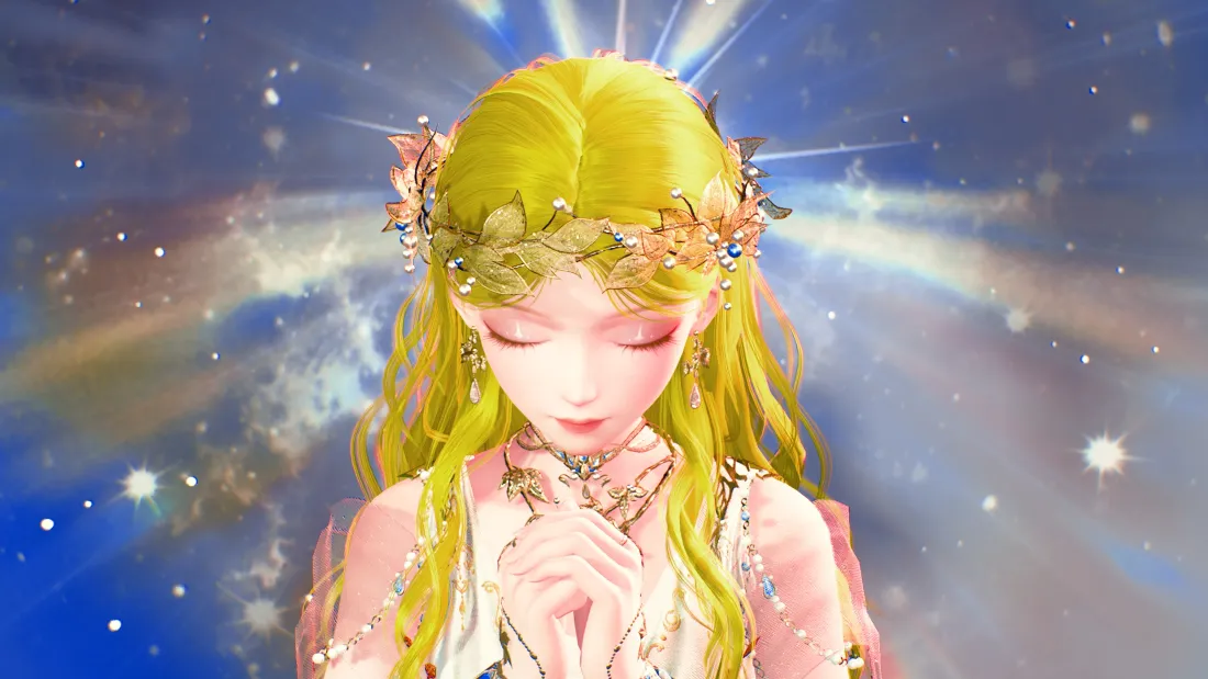 4k暖暖壁纸｜星空背景图片 - 花环「哲风壁纸」