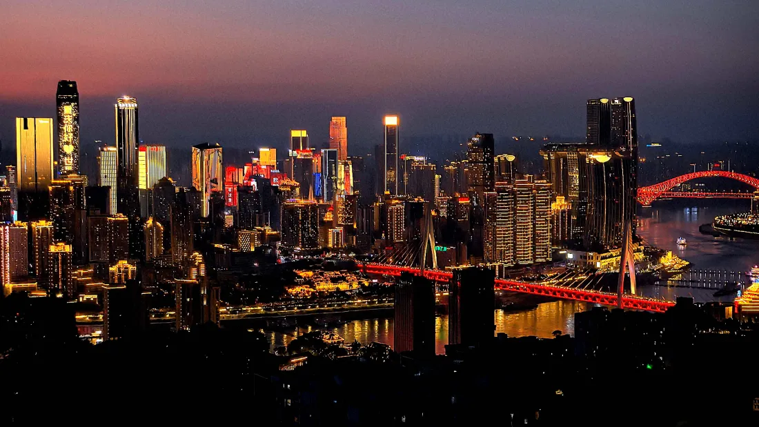 4k重庆夜景壁纸｜城市天际线背景图片 - 霓虹「哲风壁纸」