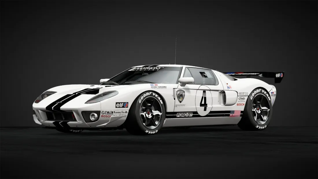 2k福特GT40壁纸｜白色跑车背景图片 - 赛车「哲风壁纸」