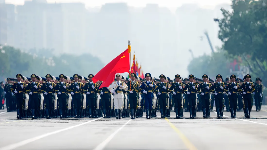 8k三军仪仗队壁纸｜93阅兵背景图片 - 红旗「哲风壁纸」