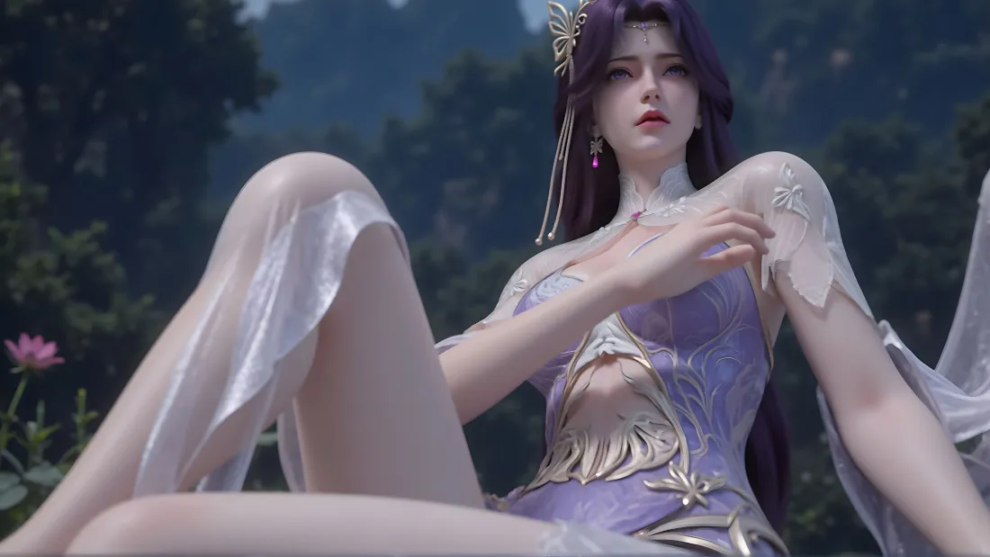 6k云曦壁纸｜完美世界 - 紫色古风服饰「哲风壁纸」