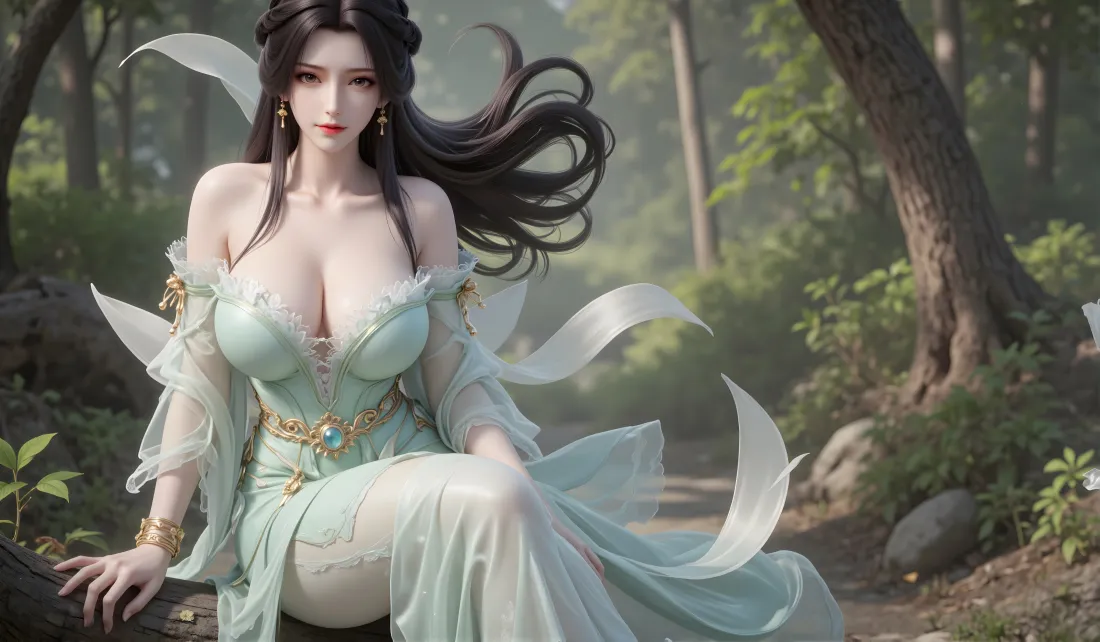 5k姜立 星辰变 壁纸｜森林 - 古风美女「哲风壁纸」