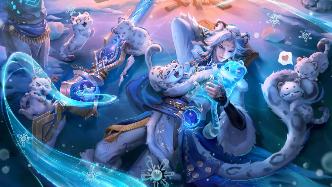 4k百里守约冰雪皮肤壁纸｜王者荣耀 - 冰元素「哲风壁纸」