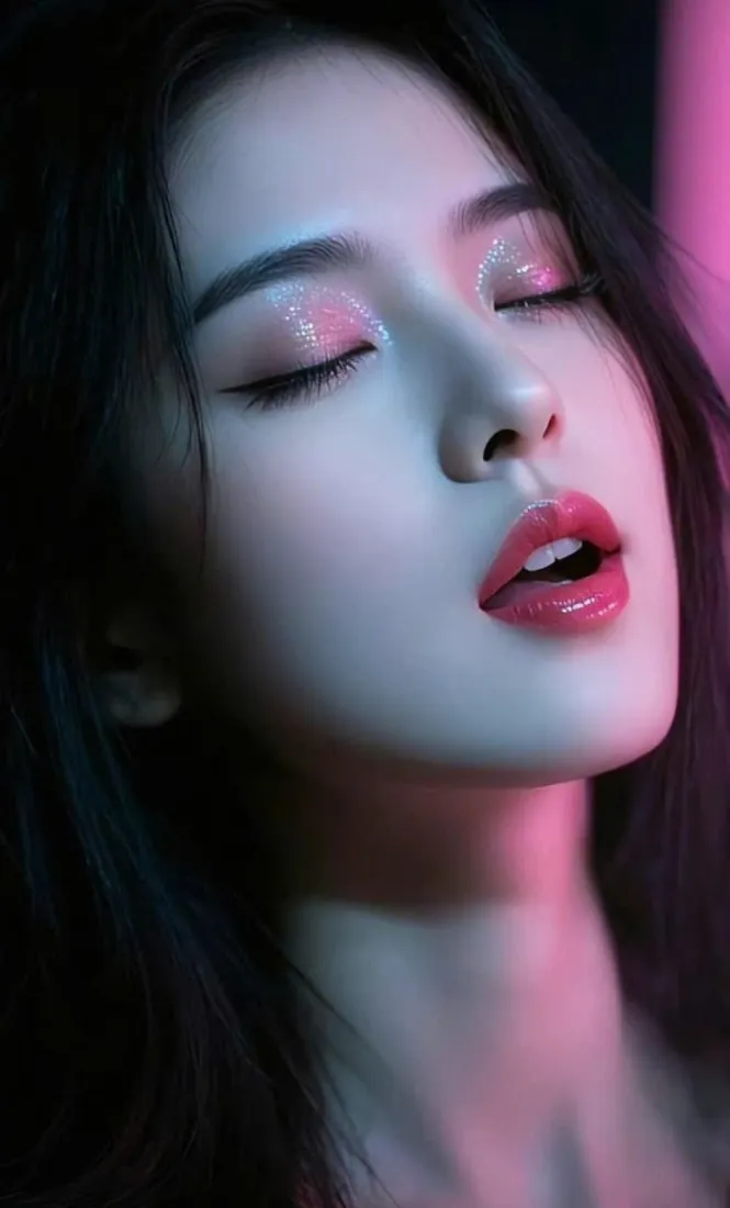 红唇美女手机壁纸｜迷人性感 - 时尚妆容「哲风壁纸」