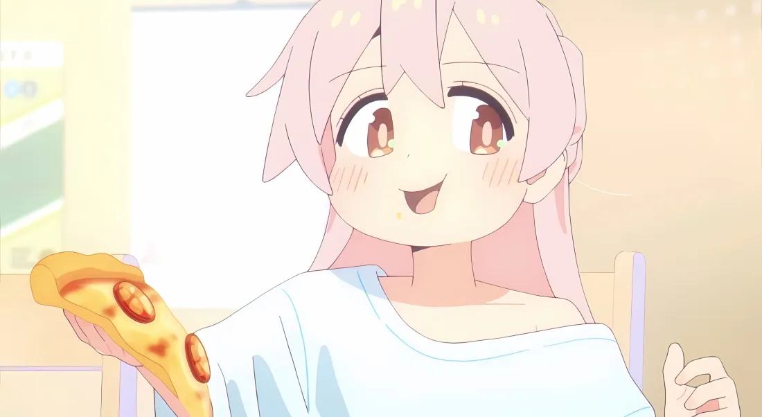 2k绪山真寻壁纸｜别当欧尼酱了 - 披萨 粉发「哲风壁纸」