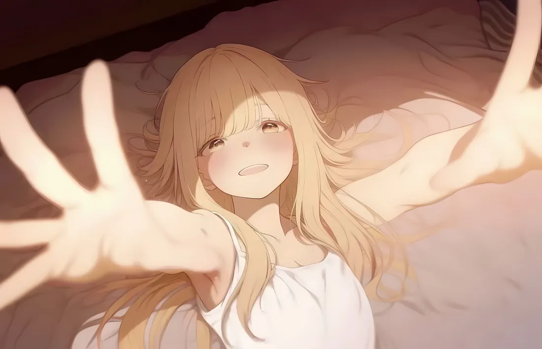 2k椎名真昼壁纸｜卧室床铺 - 二次元「哲风壁纸」