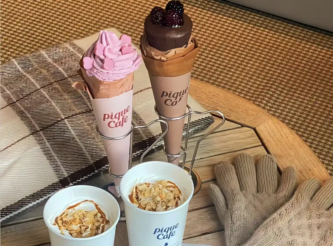 2kins风冰淇淋下午茶壁纸｜美食背景 - 甜筒纸杯「哲风壁纸」