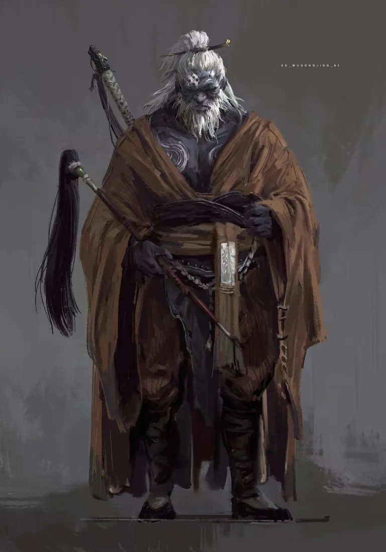 黑神话悟空角色手机壁纸｜古风战士背景图片 - 黑暗「哲风壁纸」