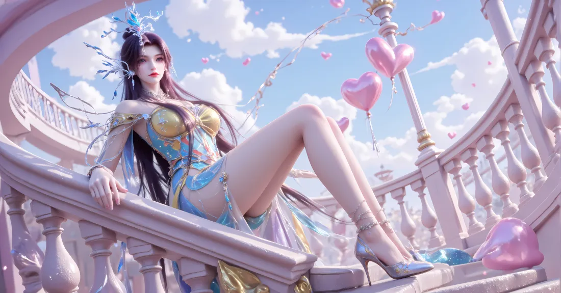 7k云望舒壁纸｜梦幻爱心场景 - 云深不知梦「哲风壁纸」