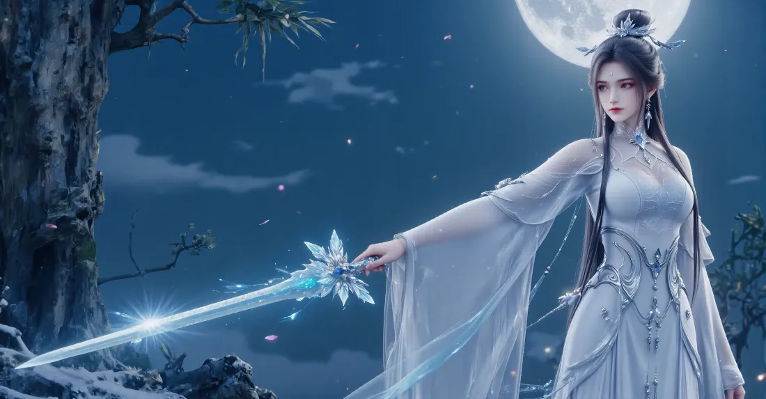 3k陆雪琪壁纸｜仙侠夜景图片 - 诛仙「哲风壁纸」