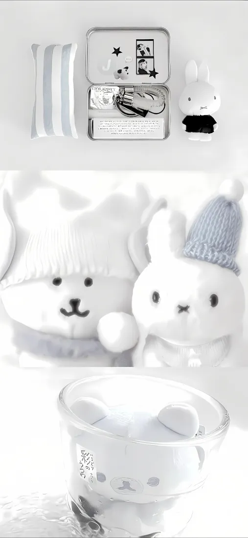 卡通毛绒玩具手机壁纸｜ins风背景图片 - 可爱桌面「哲风壁纸」