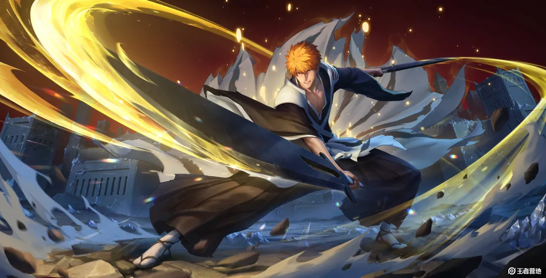 8k王者荣耀宫本武藏壁纸｜战斗背景 - 刀光「哲风壁纸」