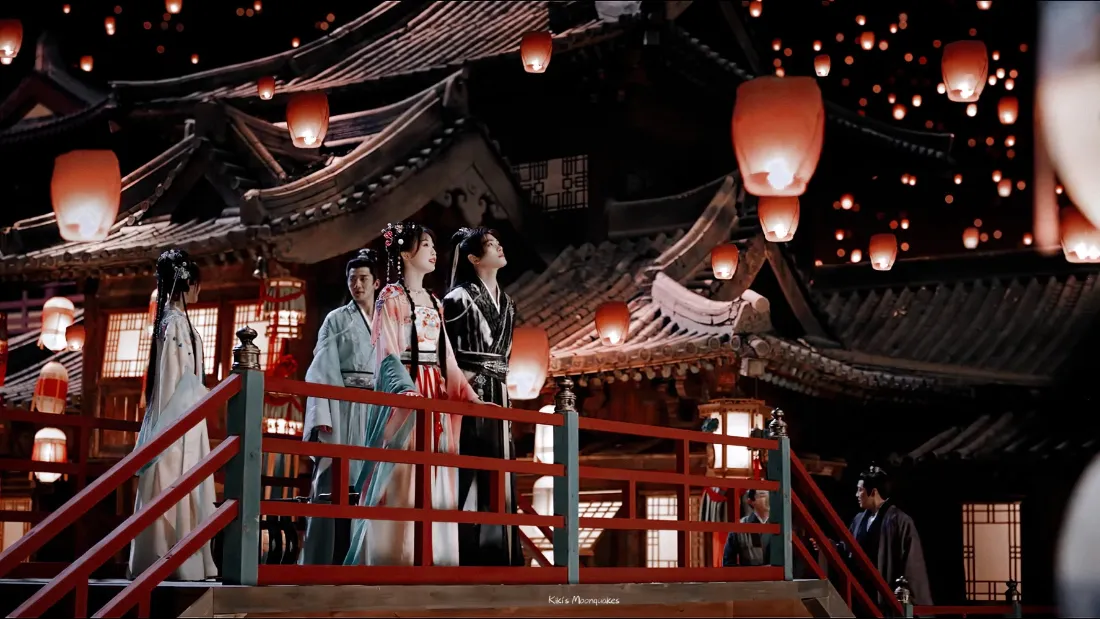 永夜星河手机壁纸｜古风古建背景图 - 妙妙慕声「哲风壁纸」