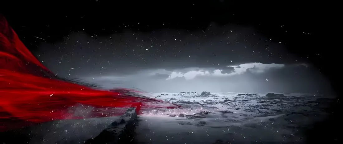 3k剑来雪城壁纸｜雪地红布背景 - 剑来「哲风壁纸」