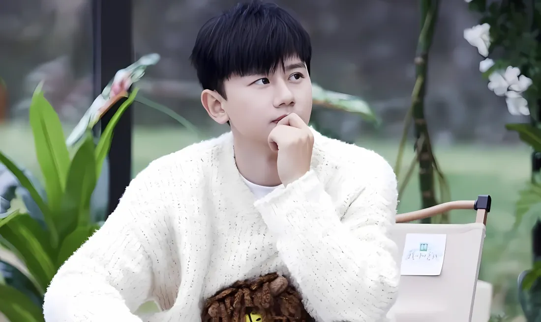 2k张杰户外壁纸｜绿植背景图片 - 白色毛衣「哲风壁纸」