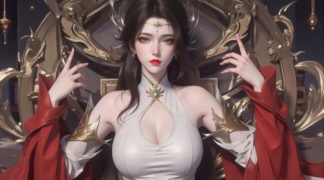 5k斗破苍穹玄衣壁纸｜古风美女 - 华丽服饰「哲风壁纸」