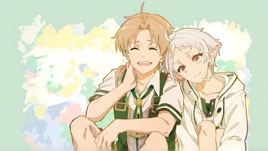 8k无职转生情侣壁纸｜动漫背景 - 鲁迪&希露「哲风壁纸」