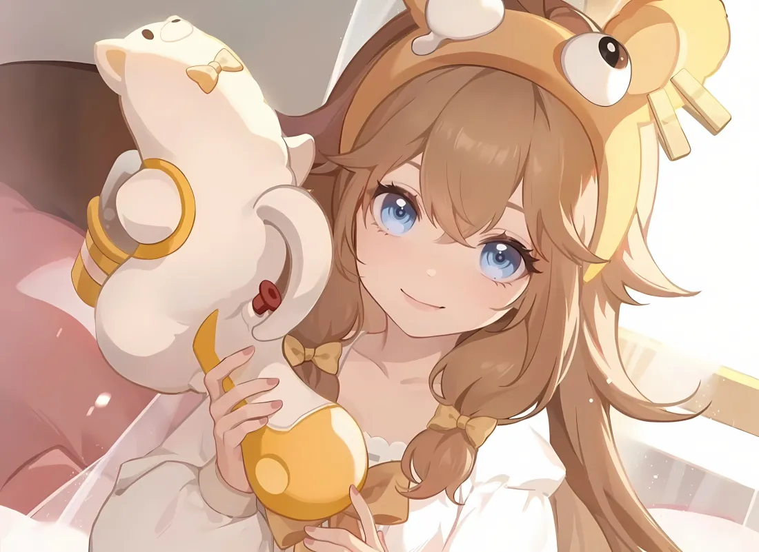 2k嘉然壁纸｜可爱玩偶背景图 - 二次元「哲风壁纸」