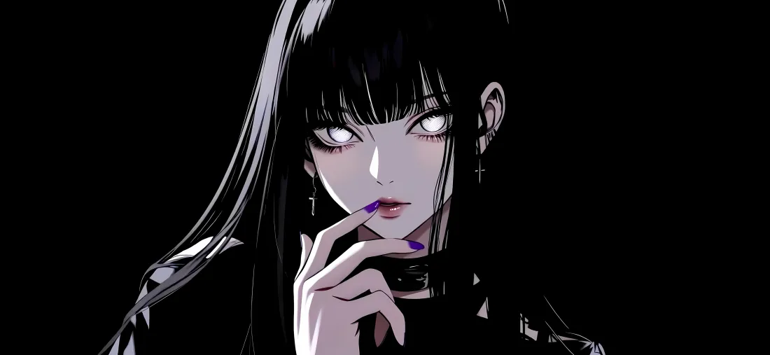 5k日向雏田暗黑壁纸｜火影忍者 - 冷酷「哲风壁纸」