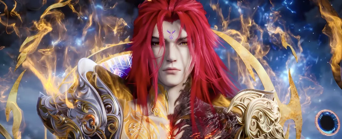 2k王林仙逆壁纸｜国漫背景 - 合体红发「哲风壁纸」