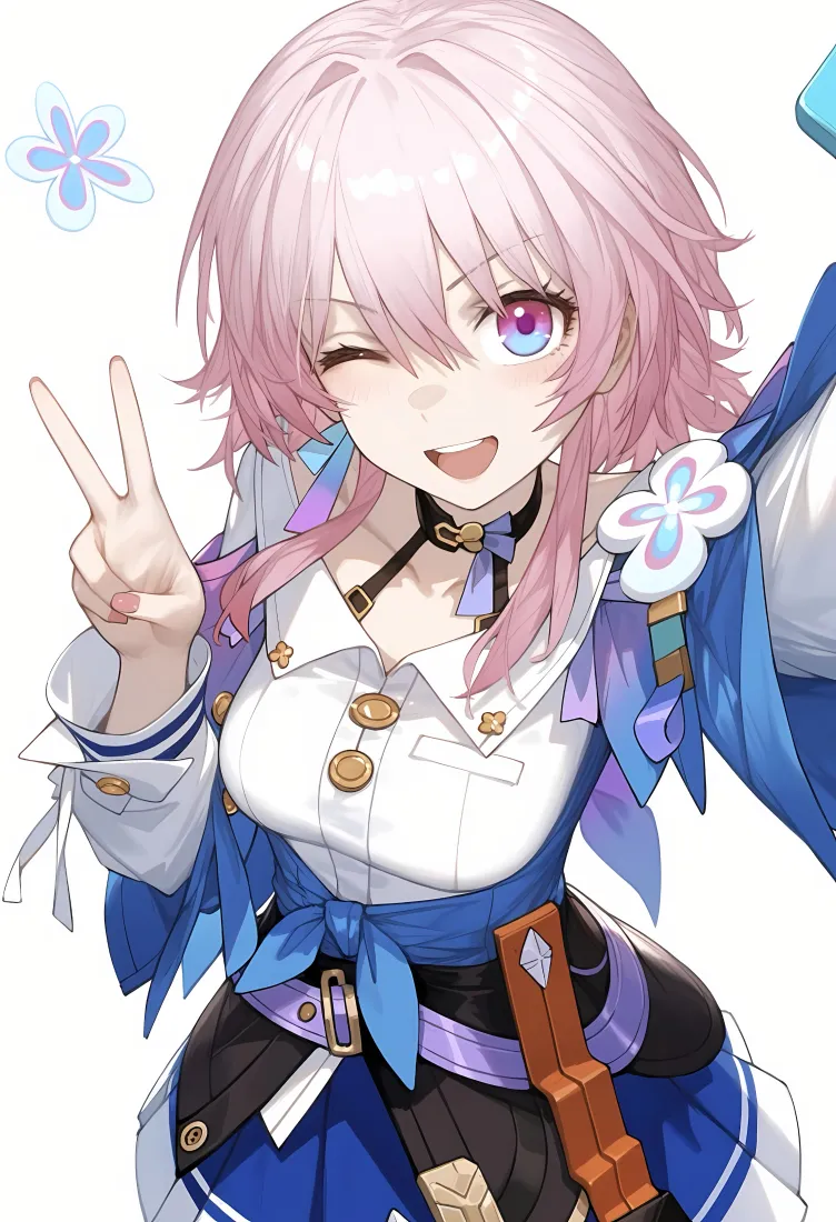 三月七手机壁纸｜崩坏星穹铁道 - 比耶「哲风壁纸」