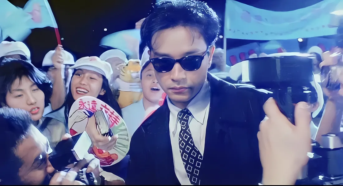 2k张国荣壁纸｜港风街拍背景图片 - 墨镜西装「哲风壁纸」