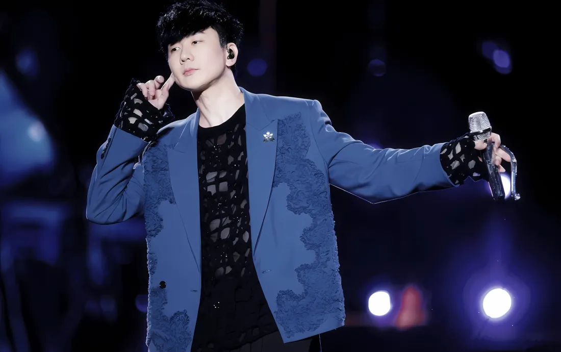 2k林俊杰壁纸｜舞台背景图片 - 西装蕾丝演出「哲风壁纸」