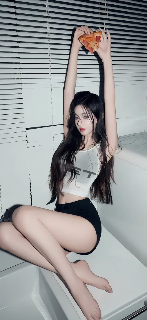 性感美女手机壁纸｜室内背景图片 - 披萨「哲风壁纸」