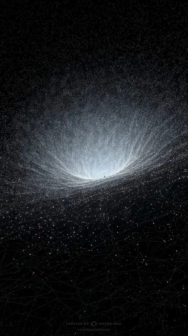 宇宙黑洞手机壁纸｜科幻背景图片 - 星空引力「哲风壁纸」