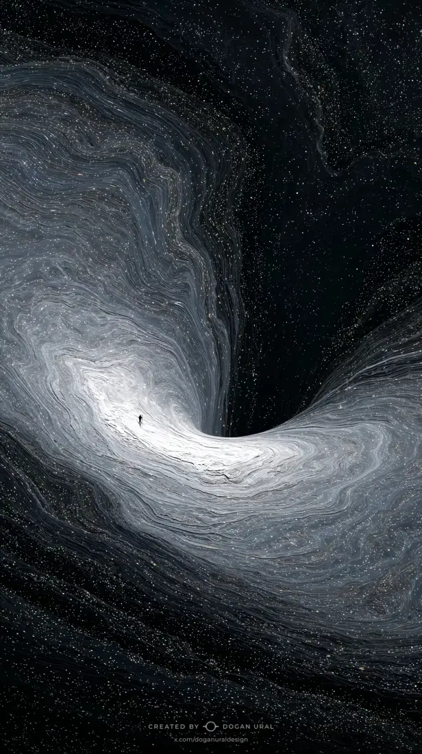 宇宙黑洞手机壁纸｜科幻背景图片 - 星云漩涡「哲风壁纸」