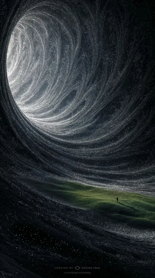 宇宙黑洞手机壁纸｜黑洞漩涡背景图片 - 科幻场景「哲风壁纸」