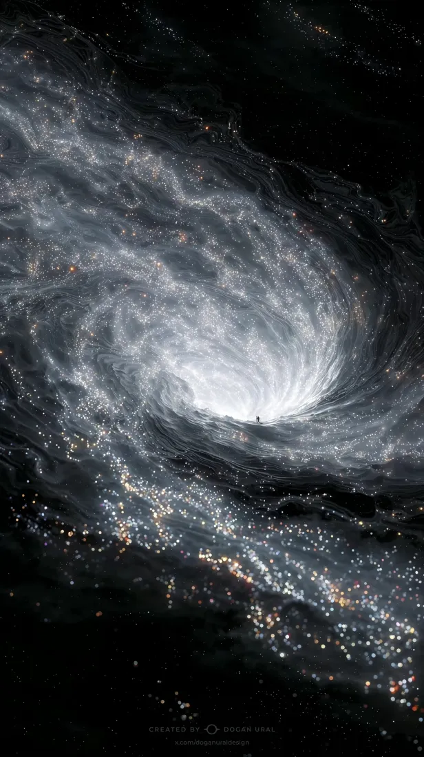 宇宙黑洞手机壁纸｜星空背景图片 - 星系漩涡「哲风壁纸」