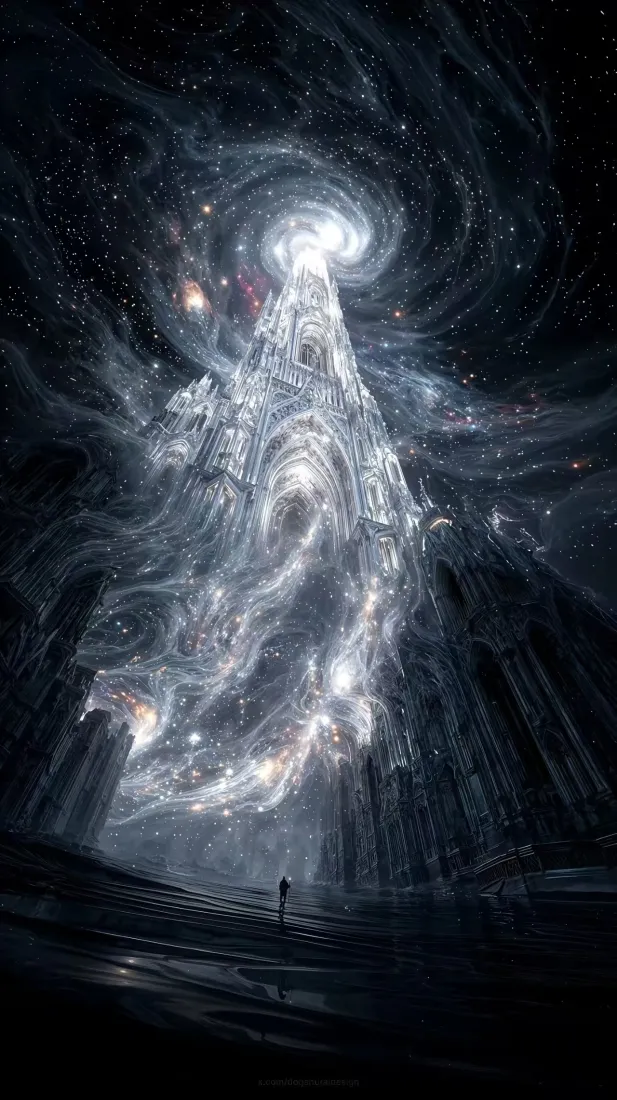 科幻星云手机壁纸｜黑暗宇宙背景 - 宇宙漩涡「哲风壁纸」