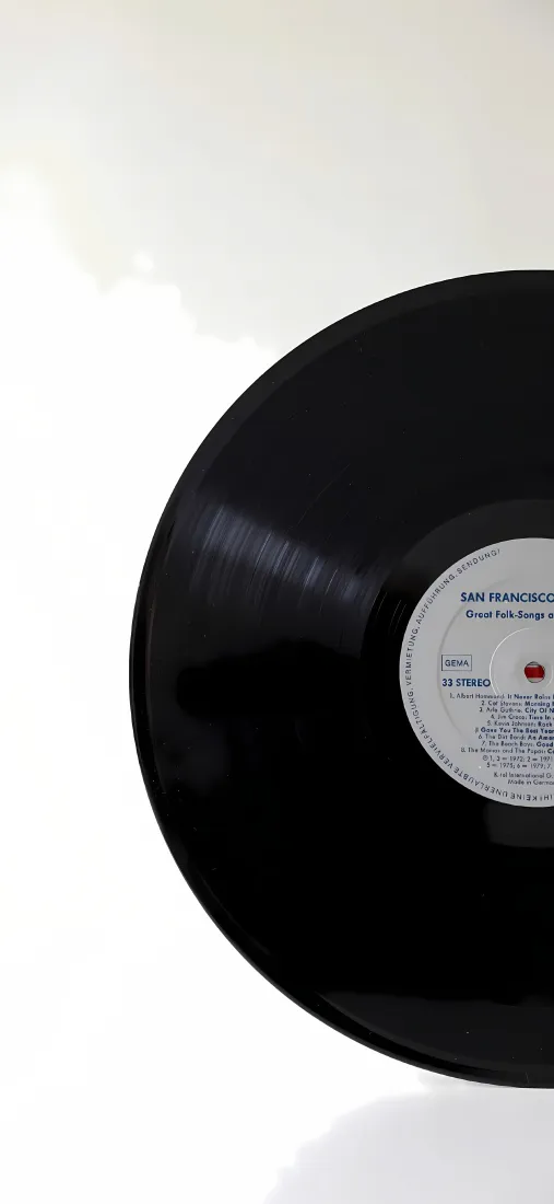 黑胶唱片手机壁纸｜简约背景 - 复古音乐「哲风壁纸」