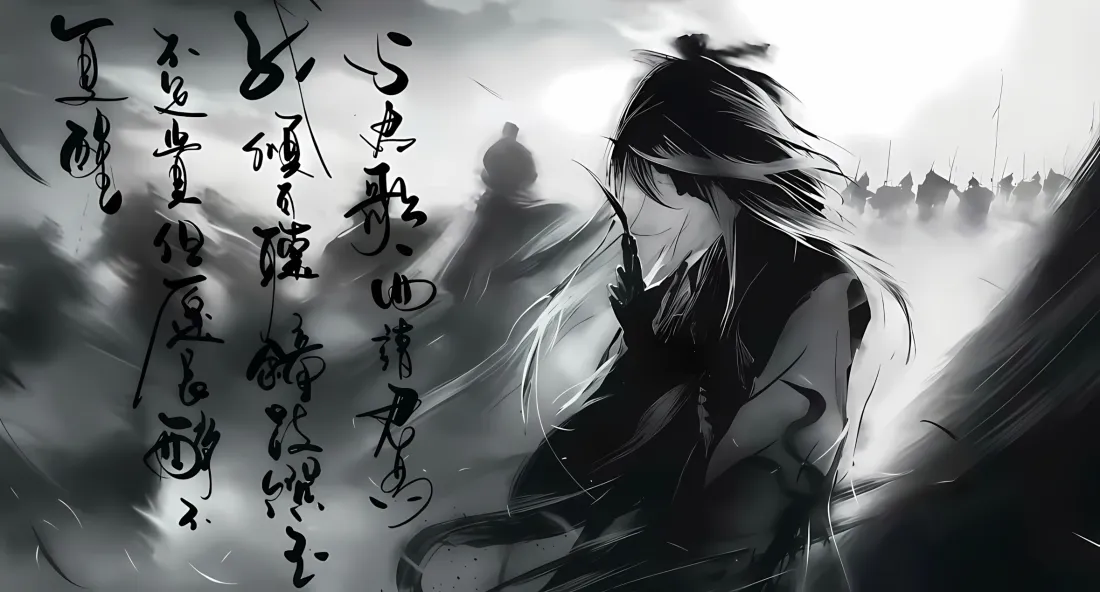 2k方圆壁纸｜蛊真人水墨背景 - 古风文字「哲风壁纸」