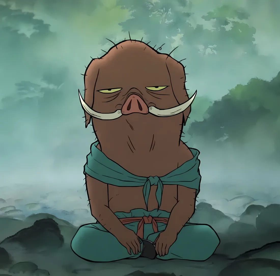 2k小猪妖壁纸｜中国奇谭背景 - 山林雾气「哲风壁纸」