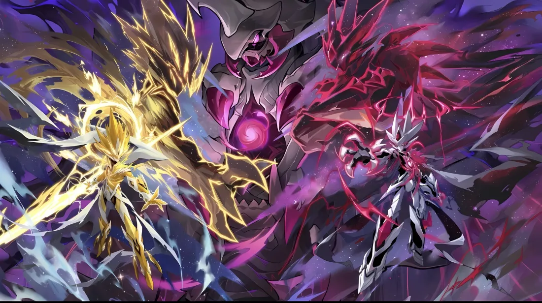 2k赛尔号角色壁纸｜战斗背景 - 雷伊盖亚「哲风壁纸」