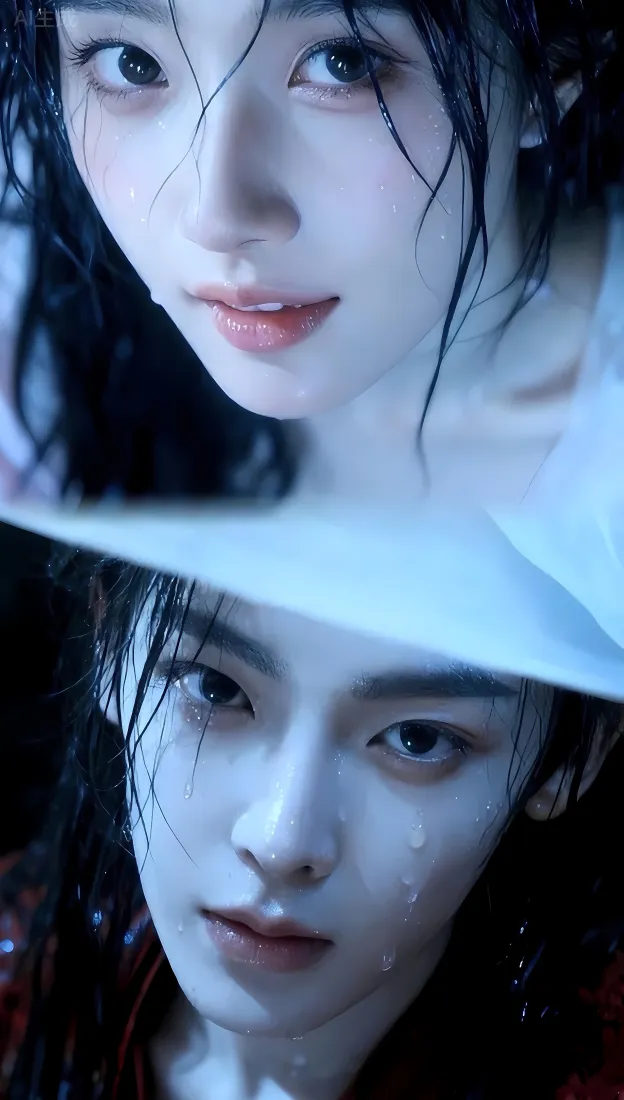 入青云手机壁纸｜卢昱晓侯明昊湿发 - 古装剧照「哲风壁纸」