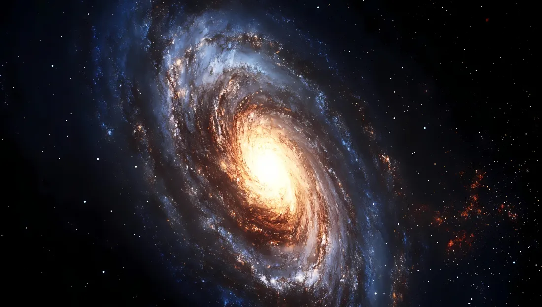 4k螺旋星系壁纸｜宇宙星空背景图片 - 星云漩涡「哲风壁纸」