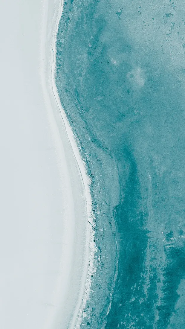 海沙滩手机壁纸｜海滨背景图片 - 蓝色海岸线「哲风壁纸」