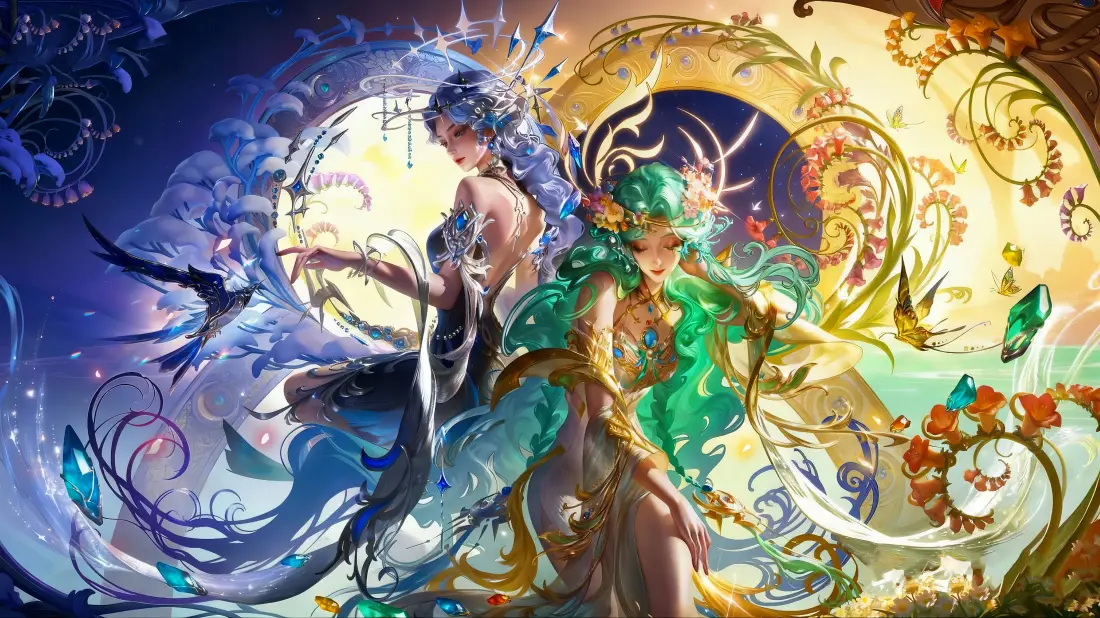 4k王者荣耀壁纸｜古风插画背景图片 - 瑶云中君「哲风壁纸」