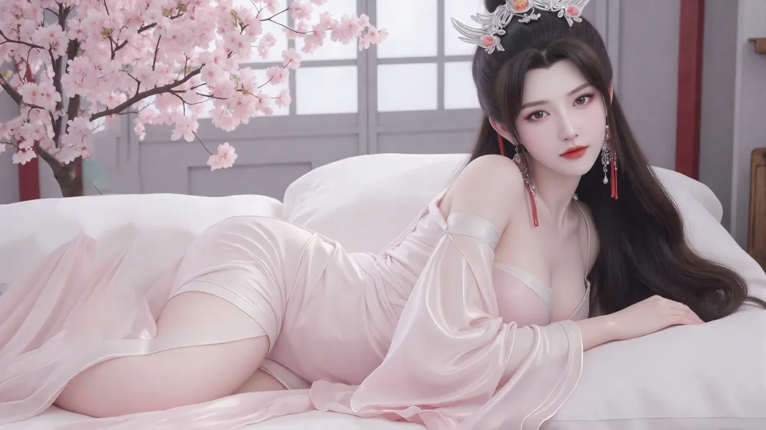 3k柳眉壁纸｜仙逆背景图片 - 粉色古装樱花「哲风壁纸」