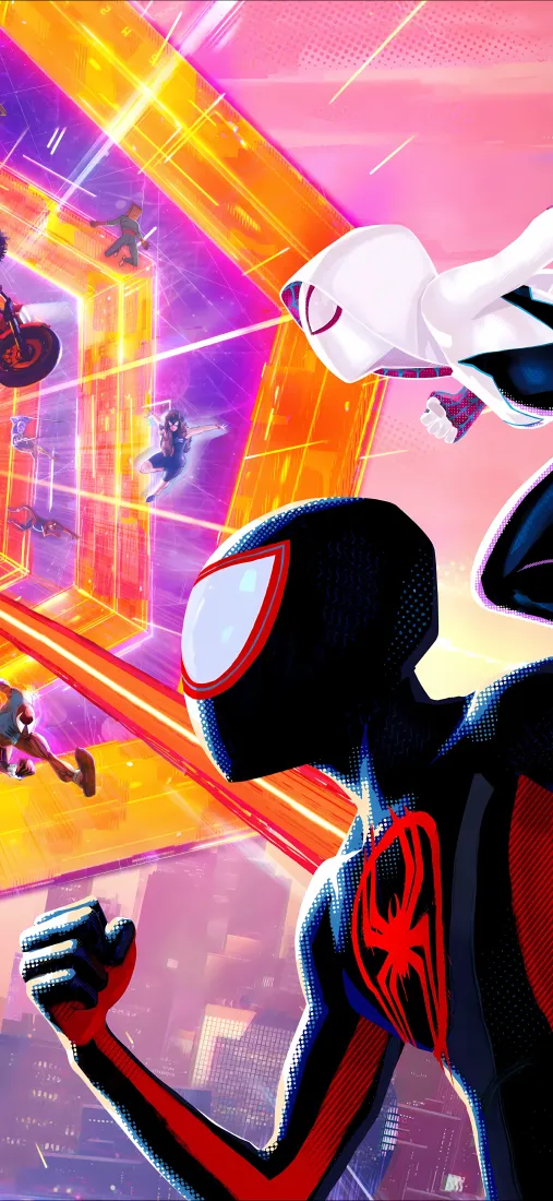 蜘蛛格温&迈尔斯手机壁纸｜漫威 - 插画风「哲风壁纸」