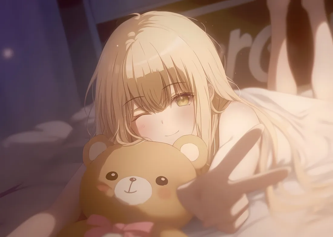 2k稚名真昼壁纸｜可爱背景 - 泰迪熊「哲风壁纸」